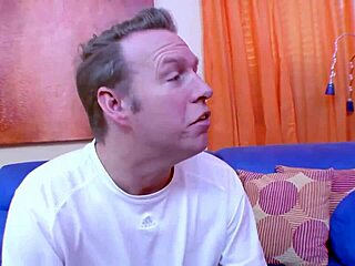 Blonde cheerleader teen deepthroats coach monster cock before rough pussy fucking quickie orgasm