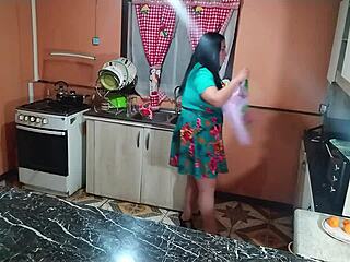 when ya got a horny wife who craves dick ya fuck her rough everywhere like kitchen quickies