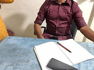Desi Student Seduces Teacher in Classroom Encounter