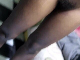 Petite Ebony Teen 18+ Drowned in Sticky Cum Loads