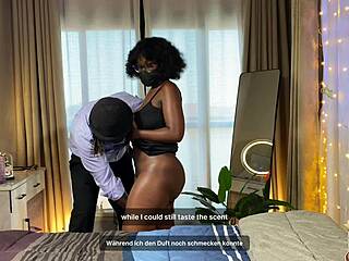 big ass ebony takes neighbor's hubby doggy till he cums