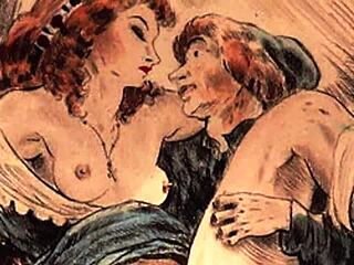 vintage retro hairy beaver pussy erotic display