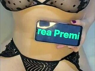 Brazilian Natural Tits Brunette Takes Missionary with Big Clit