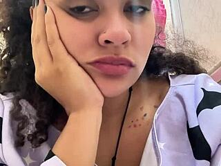 GASSY BBW LATINA FARTS on Toilet After Creamy Milk Intolerant Binge HUGE