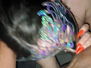 wife loving every inch of friend's huge cock after the club