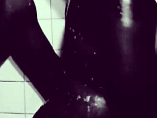 steamy shower intimacy reveals naked bodies gliding close together