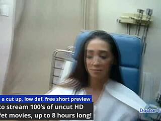 dr tampa stefania mafra im giving you this yearly physical... gloves on patient!