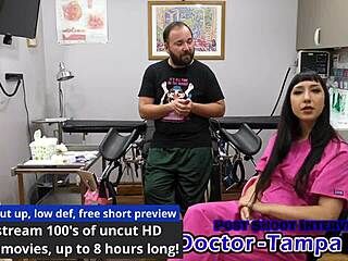 feel the tickles as selena sativa turns into dr tampa's human guinea pig, her shaved pussy exposed in barefoot bdsm domination backstage