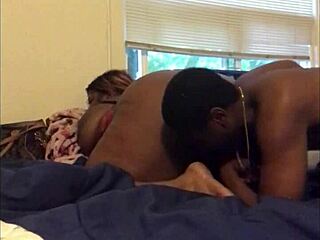 eatin that shaved pussy from back til she squirts cum all over ughh