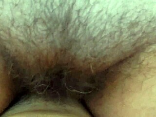 Hairy mature beaver rides cock hard and wild