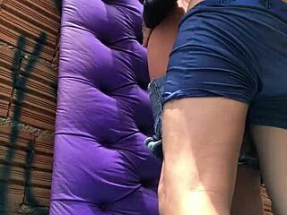 🍑 pounding married ass with sex toy in the favela