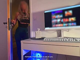 stepsis tries stepbro's cock first time with sloppy deepthroat gagging 😩💦