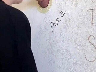 i found gloryhole's hole an- and deepthroated that monster cock cum explosion outdoor