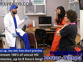 feel the tickles as selena sativa turns into dr tampa's human guinea pig, her shaved pussy exposed in barefoot bdsm domination backstage