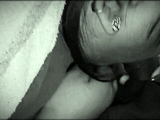 i'm shaking giving first time blowjob then boyfriend fucks my juicy chubby indian pussy doggystyle to orgasm