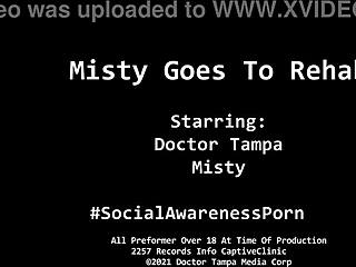 Damn! Misty's Latex Gloves and Handcuffs Rehab Session from Patient's POV!