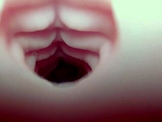 Emelie Fills Bad Dragon Fleshlight With Quickie Creampie Sounds