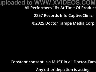 Damn! Misty's Latex Gloves and Handcuffs Rehab Session from Patient's POV!