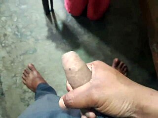 desi girlfriend sneaks quick suck session with boyfriend in steamy bathroom hideaway