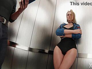 Stranger Pounds My Ass Hard in Elevator After Street Fight Begs for More POV Action