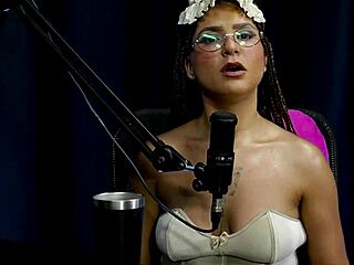barbara sol nervous for anal gangbang with 8 guys frustration hits in see through red 😏🔥