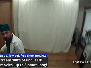 Damn! Misty's Latex Gloves and Handcuffs Rehab Session from Patient's POV!