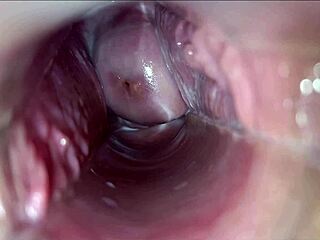 Intense clit rub triggers pulsating orgasm inside vagina