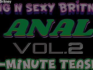 BIG SEXY BRITNEY'S Anal Compilation Pounds Huge Cock in Amateur POV Teaser Video
