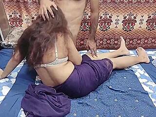horny indian bhabhi feels gorgeous in saree during rough anal sex with huge tits bouncing