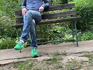 bbw milf spreads hairy legs wide pissing outdoors getting me hard