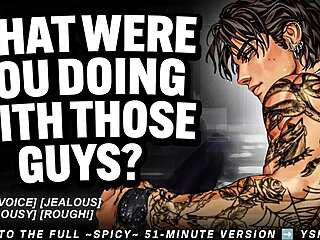 Jealous boyfriend, why drag me from the club? Claim my body rough with your deep voice now