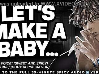 Sweet husband roleplay whispers how bad he wants to impregnate his caring wife tonight