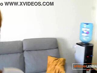 Ebonies finger clits grind pussies in dorm lesbian threesome