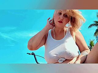 bebezita's huge natural tits big nipples and pussy lips up close