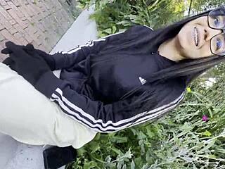 I meet Estefani a beautiful ass sucking whore