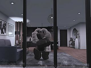 roblox goth girl returns for rough monster cock fun