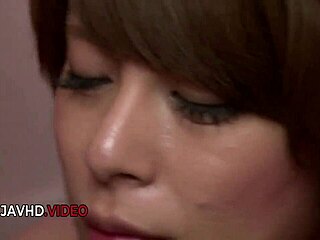ririsu ayakas wild jav adventure she gives japanese blowjob to two guys in stockings