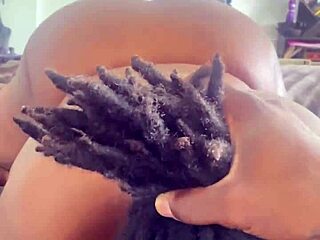 Doggystyle blowjob with big black cock at home