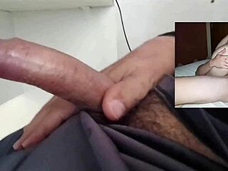 cuckold husband cums watching hotwife videos