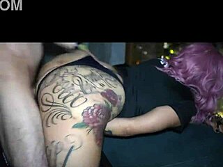 Police Officer In Uniform Fucks Crossdresser With Big Natural Tits
