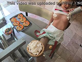 kenzie reeves gets stuffed with cum on thanksgiving