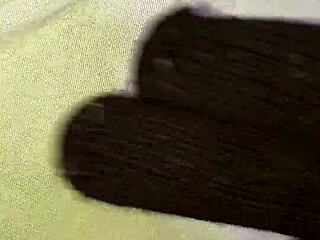 close up of finger in ass