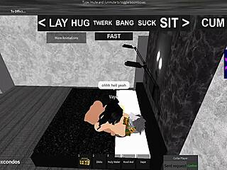 Fucking an asian teen 18+ in roblox condohub game