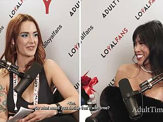 fun podcast with hot asian pornstar