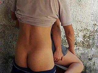 Short maid grabs boss cock and rides it