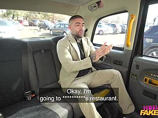 female fake taxi sexy red head with athletic body gives free sex advice