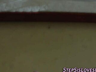 teen stepsis facialized after hardcore blowjob in high definition