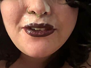real couple homemade blowjob ahegao facial 😍