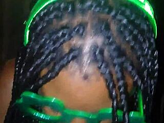 Sloppy Ebony Deepthroat Holiday