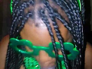 Sloppy Ebony Deepthroat Holiday